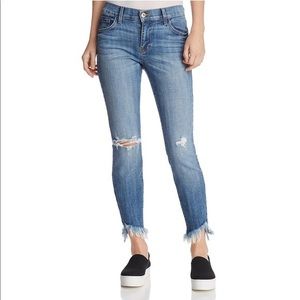 Pistola, Audrey Frayed Hem Jeans, Size 25